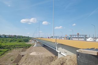 Budowa mostu w Sandomierzu. Wiosna 2025