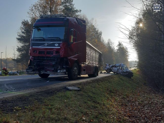 Tragiczny wypadek w Piasku. Zginął kierowca