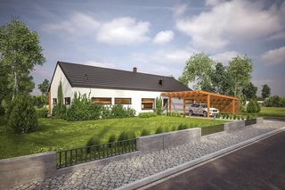 Projekt EC317a Dom oszczędny – wariant I z kolekcji Projekty Murator