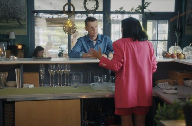 M jak miłość odc. 1840. Kinga (Katarzyna Cichopek), Paweł (Rafał Mroczek)