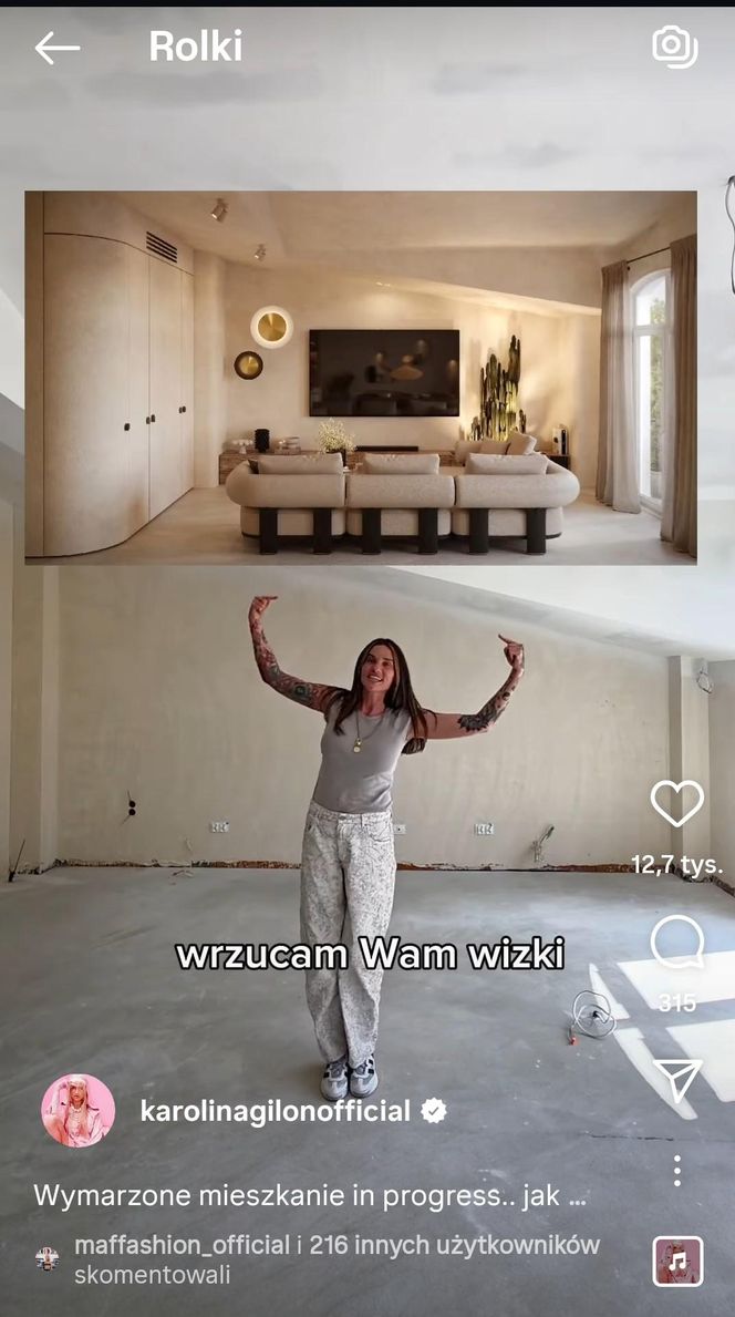 Karolina Gilon odebrała klucze do mieszkania. Pokazała, jak będzie wyglądał jej nowy dom