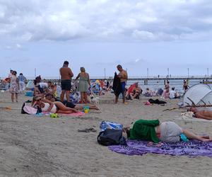 Plaża Mechelinki. Tłum w każdą sobotę i niedzielę