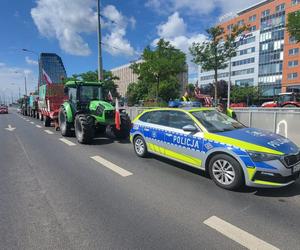 Rolnicy po raz kolejny wyjechali na ulice Poznania! Są utrudnienia dla kierowców [4.06.2024]
