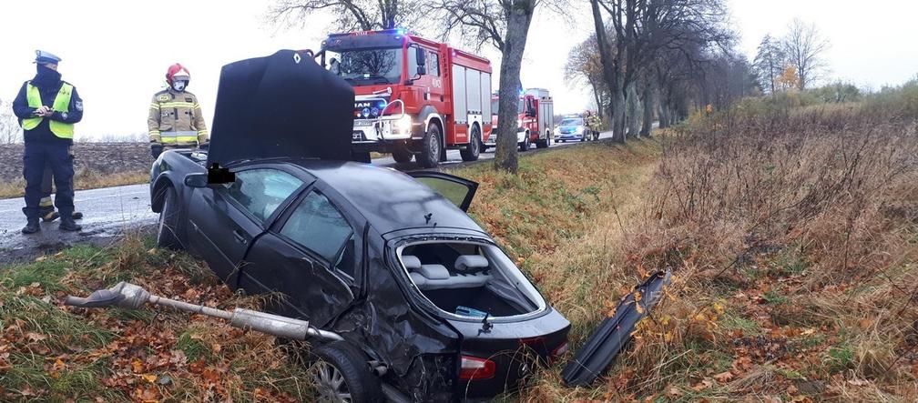  Wypadek na drodze powiatowej Strubno – Pakosze.