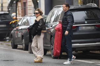 Małgorzata Rozenek przebiera się u fryzjera