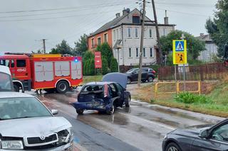 Poranny wypadek w Rzepinie. Zderzyły się dwa samochody osobowe