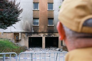 Policja z ważną informacją po pożarze w Ząbkach. Dotyczy mieszkańców budynku przy ul. Powstańców