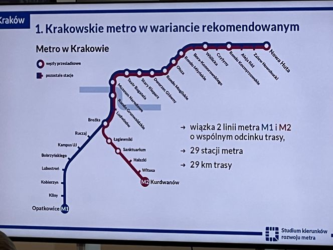 Kraków pokazał pierwszą linię metra