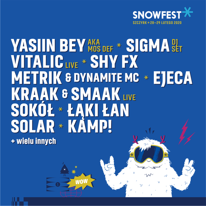 SnowFest Festival 2020 - Sokół i Vitalic gwiazdami festiwalu! Kto jeszcze wystąpi w Szczyrku?