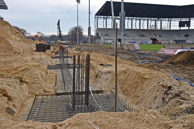 Budowa stadionu w Szczecinie - grudzień 2020