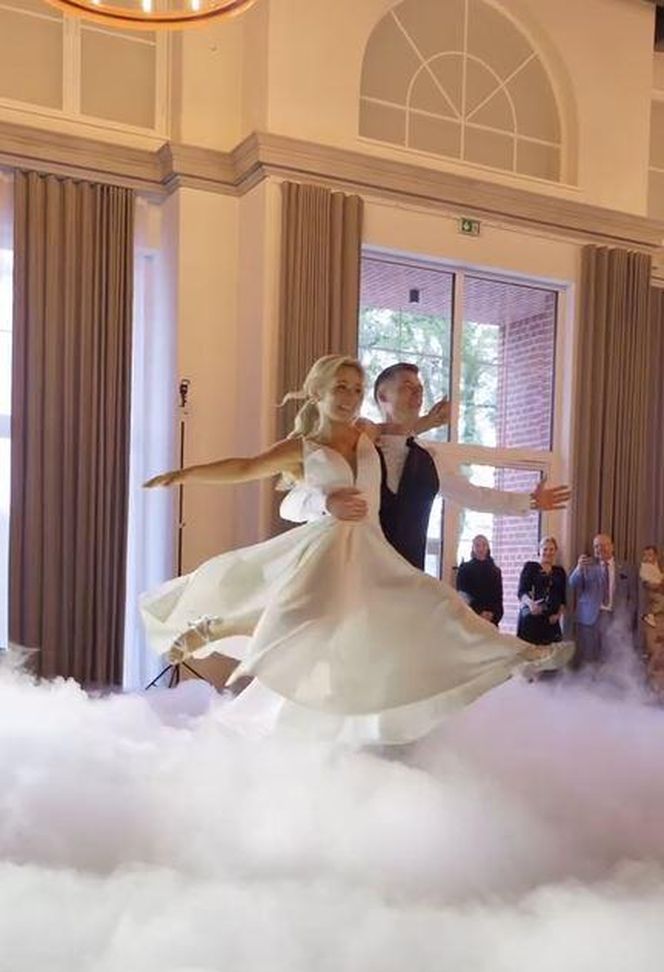 Kamil Semeniuk z żoną Kasią