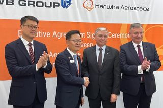 Podpisanie umowy Grupa WB i Hanwha Aerospace