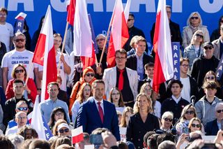 Wiec Rafała Trzaskowskiego w Poznaniu