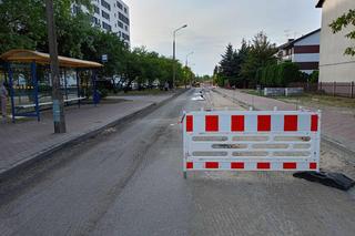 Roboty na ulicy Kraszewskiego obejmują budowę dwóch wyniesionych przejść dla pieszych i wyrównanie nawierzchni