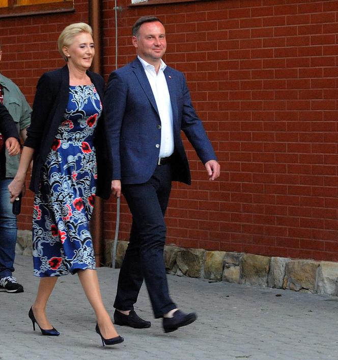 Prezydent wrócił do żony Andrzej Duda Agata Duda