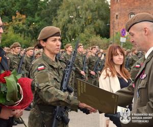 Przysięga nowych terytorialsów w Braniewie