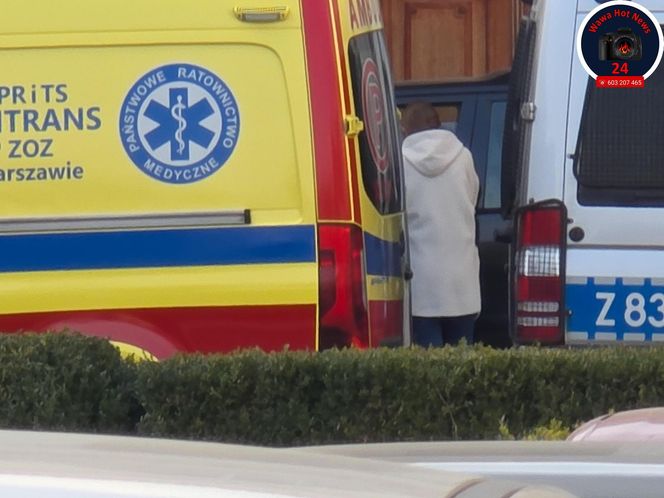 Akcja policji w centrum Warszawy