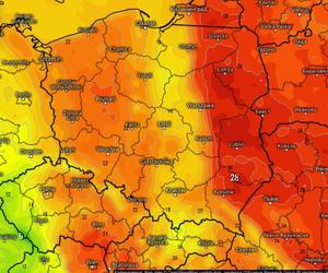 Mapy gorąca dla Polski we wrześniu
