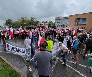 Protest Konfederacji w Siedlcach zgromadził ok. 600 osób