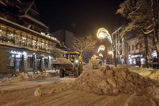 Wywóz śniegu z Zakopanego