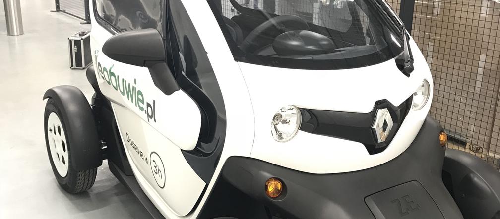 Renault Twizy Cargo jako auto dostawcze eobuwie.pl