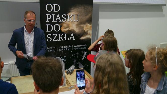 Od piasku po szkło w Młynie Wiedzy w Toruniu