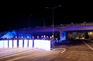 Autostrada A2 - moświetlenie obiektu podczas otwarcia