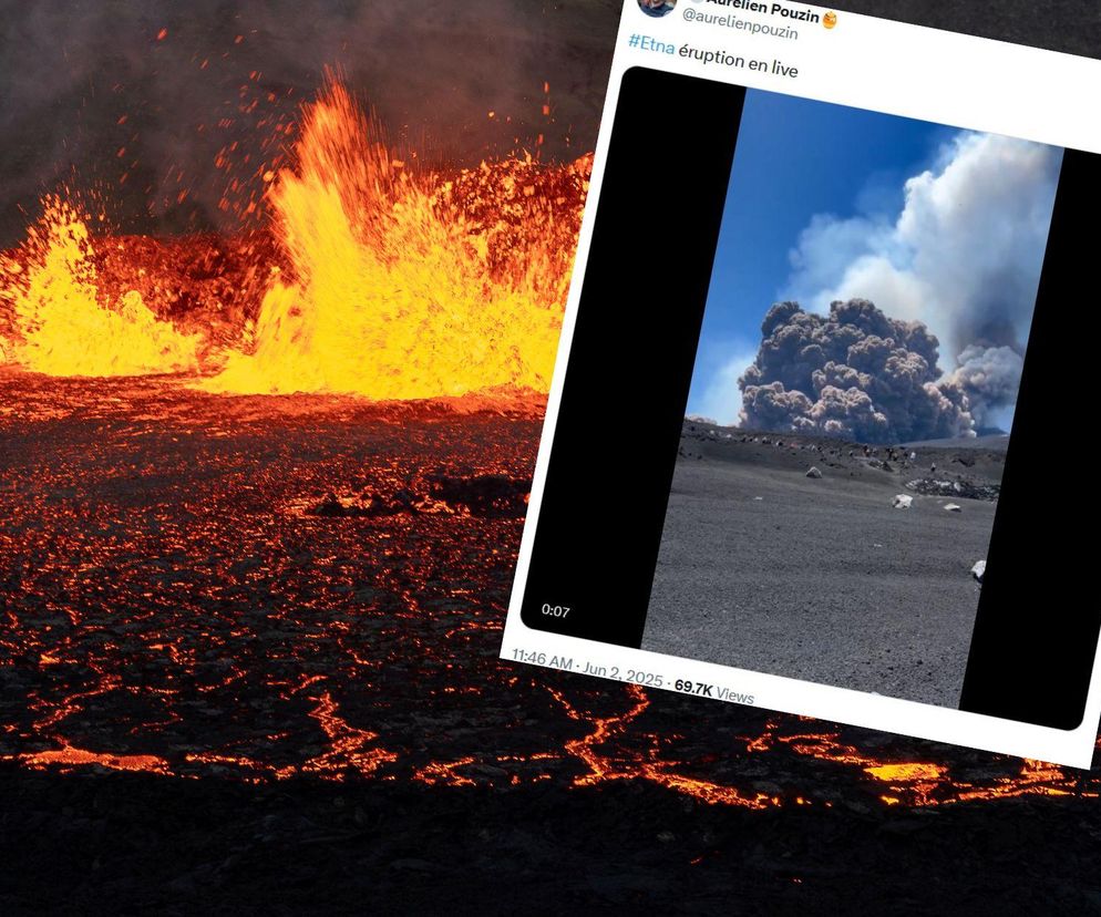 Etna znów groźna