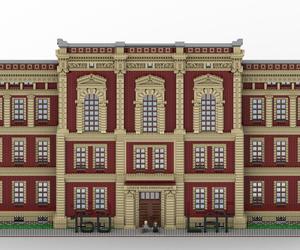 Staszic z niemal 16 tys. klocków LEGO. To dzieło ucznia na 150-lecie istnienia tarnogórskiej szkoły