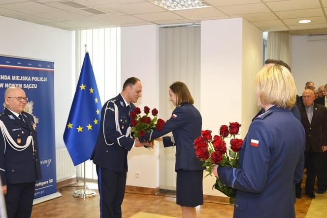 Pożegnanie komendanta Policji w Nowym Sączu