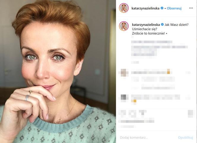 Katarzyna Zielińska promuje zdrowe życie i je fast foody. Fani zarzucają jej hipokryzję