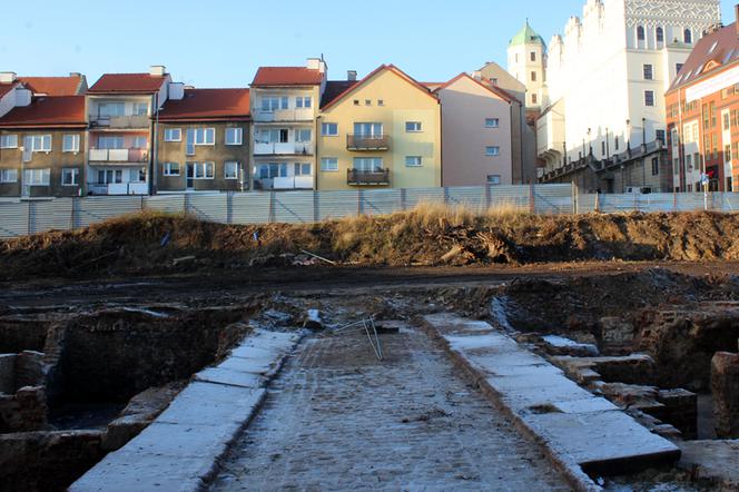 Wykopaliska w miejscu hotelu Arkona