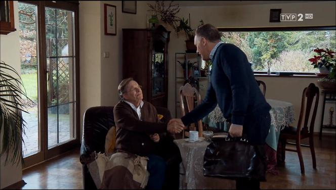 M jak miłość, odc. 1522. Józef Modry (Stefan Friedmann), Artur (Robert Moskwa)