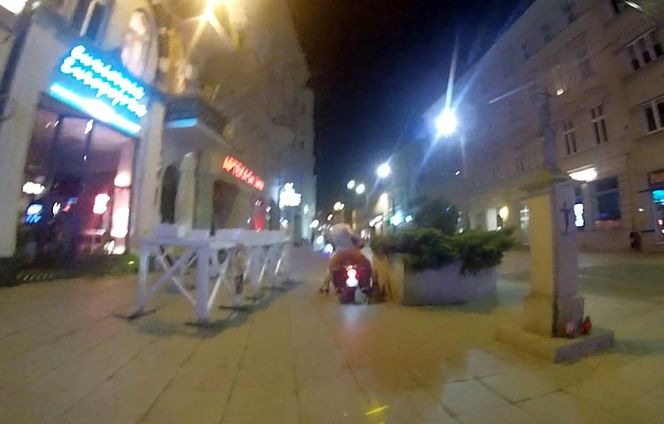 Pijany motocyklista zatrzymany w Katowicach