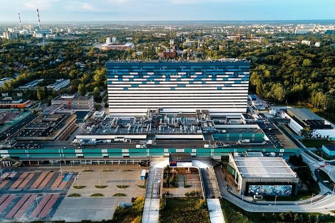 Pożar w szpitalu CKD w Łodzi