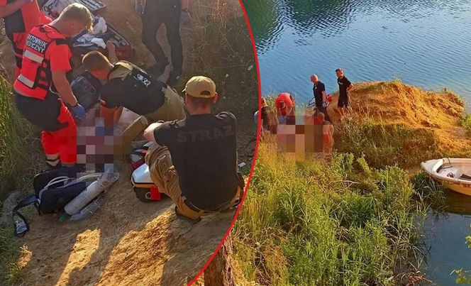 Tragedia nad zbiornikiem Wapienniki. 24-latek nie żyje