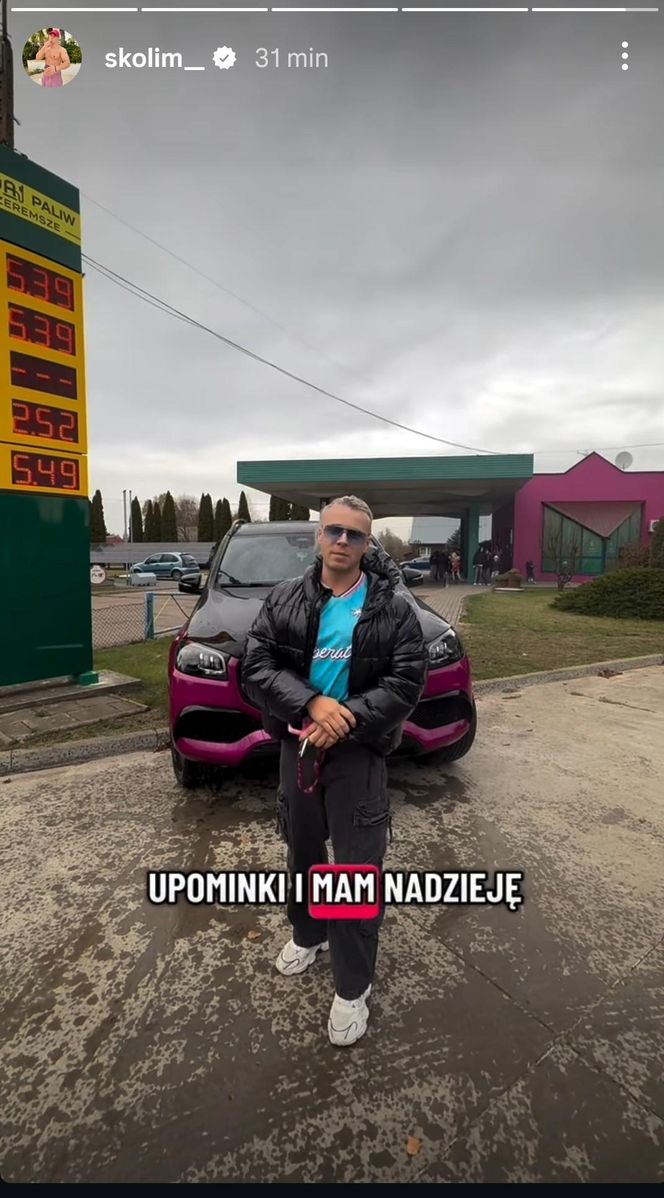 Skolim pokazał pierwszą stację benzynową. Tyle trzeba zapłacić za paliwo