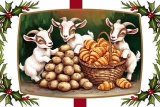 Tak sztuczna inteligencja widzi świąteczne kartki z Poznania