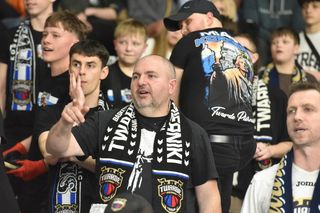 Arriva Polski Cukier Toruń - Trefl Sopot, zdjęcia kibiców i zawodników z meczu Orlen Basket Ligi