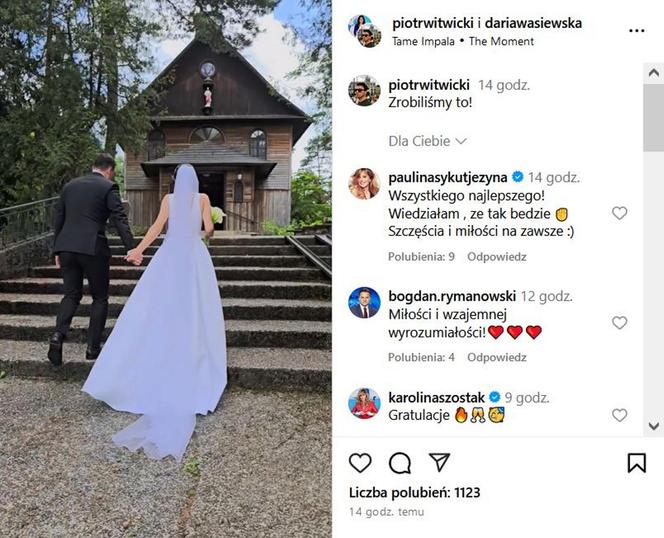 Dziennikarze Polsatu wzięli ślub