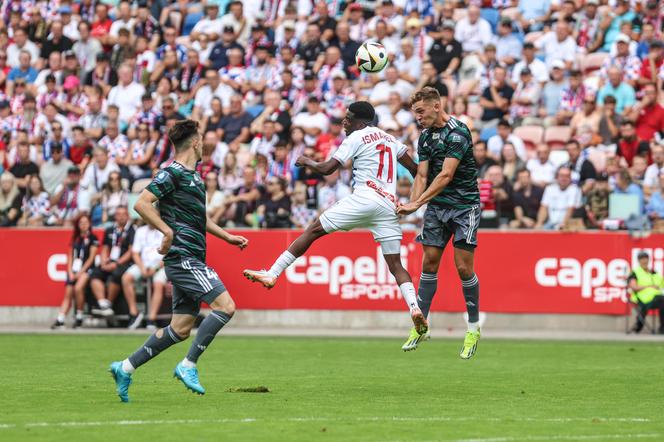 Kibice Górnika Zabrze na meczu z Lechią Gdańsk