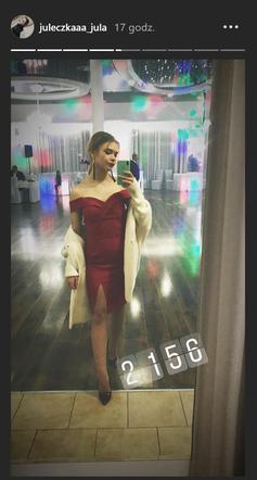 Julia Wróblewska na Instagramie w welonie