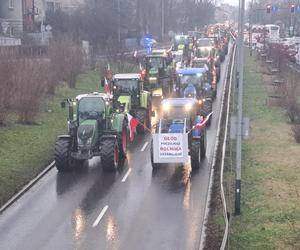 Strajk rolników w Krakowie