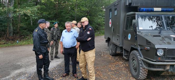 Wypadek w pobliżu Konotopu  - autobus z tirem 