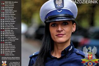 Październik 2016 - kalendarz z policjantkami