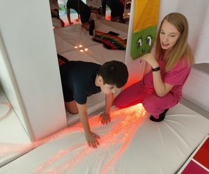 To jedyna taka sala w regionie. Pomaga dzieciom zapomnieć, że są w szpitalu. Sala Doświadczania Świata