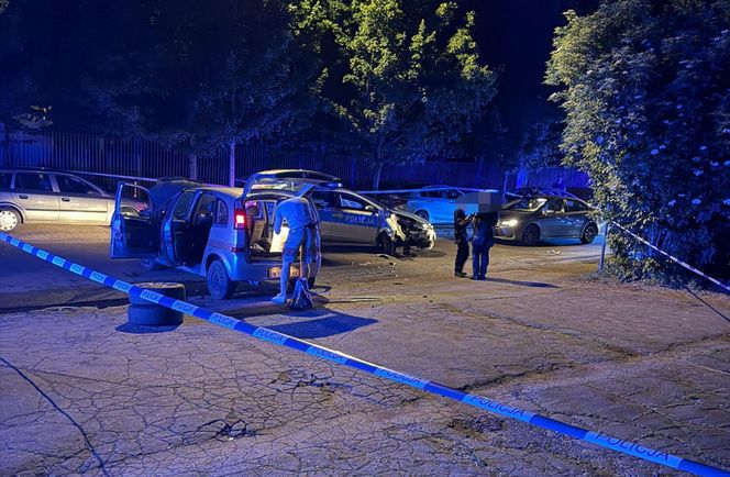 Pościg za złodziejem kół w Warszawie. Pirat drogowy staranował radiowóz!