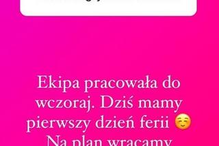 M jak miłość przerwa w zdjęciach na planie do 28 lutego