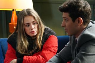 Barwy szczęścia odc. 2676. Oliwka (Wiktoria Gąsiewska), Justin (Jasper Sołtysiewicz)