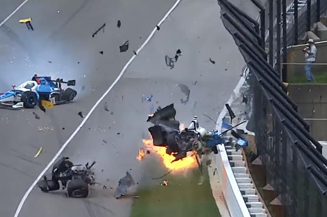 Wypadek podczas wyścigu Indianapolis 500